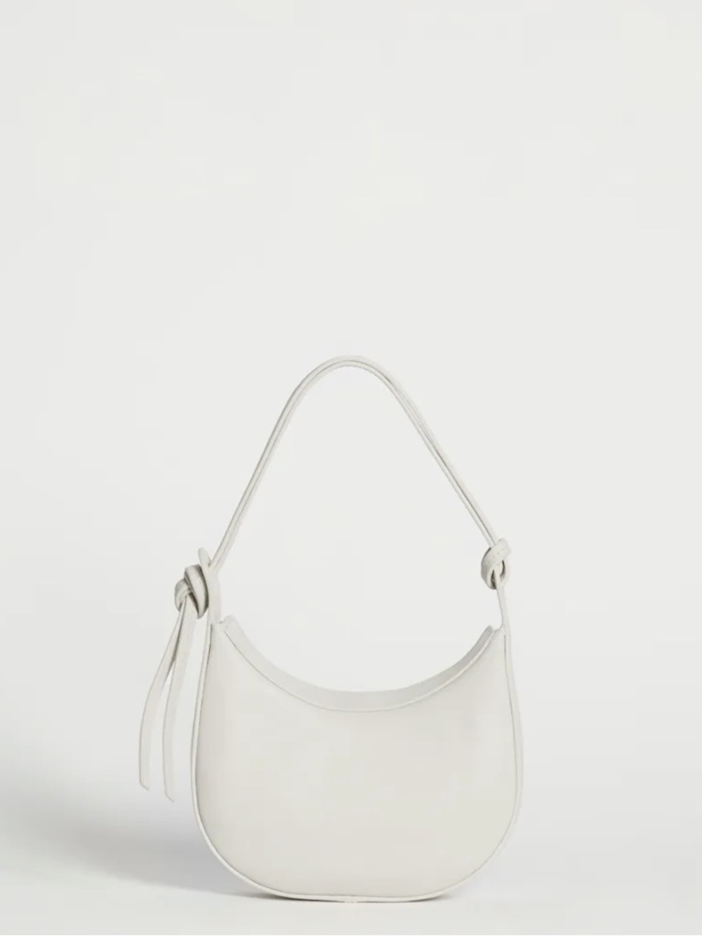REFORMATION Mini Rosetta Shoulder Bag, White